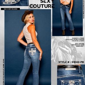 Bootcut jeans size 1 to 17 Brand Sexy Cousture